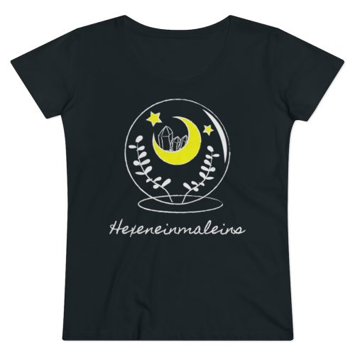 Bio T-Shirt Front schwarz Hexeneinmaleins.at Shop Produkt