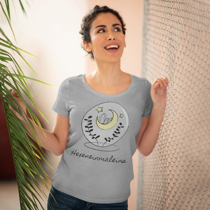 Bio T-Shirt Lifestyle Heather Grey Hexeneinmaleins.at Shop Produkt