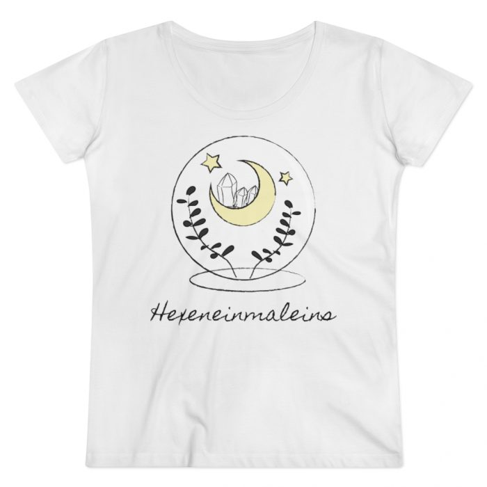 Bio T-Shirt Front weiß Hexeneinmaleins.at Shop Produkt