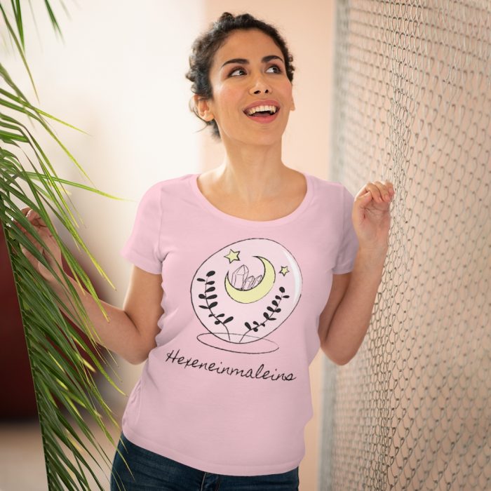 Bio T-Shirt Lifestyle Cotton Pink Hexeneinmaleins.at Shop Produkt