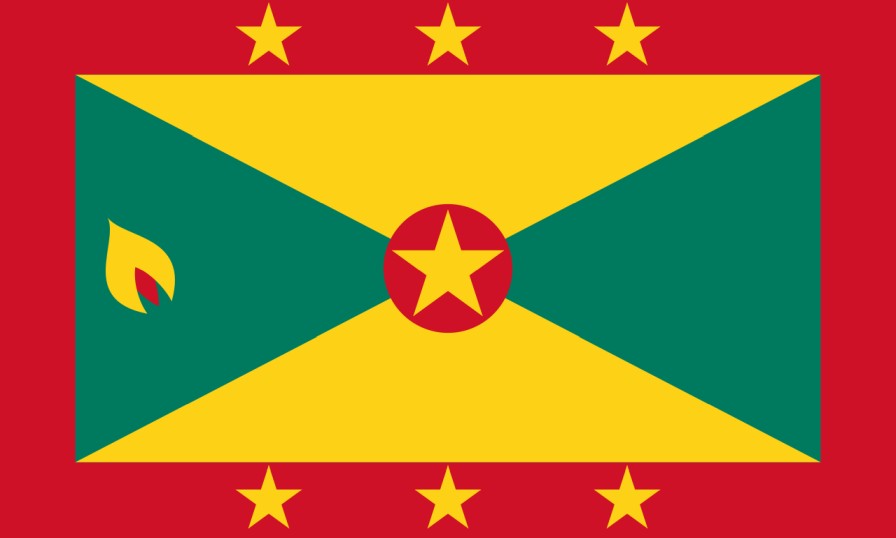 Muskatnuss Exporteur Grenada Flagge Hexeneinmaleins